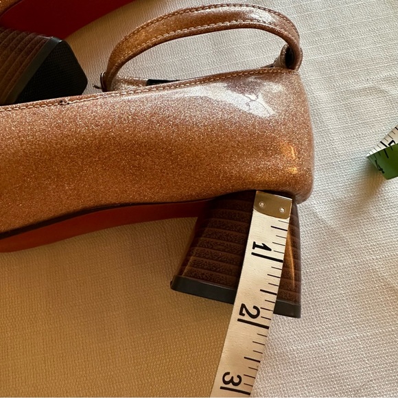 Rose Gold Sparkle Bobbie Pumps Size 41 - Picture 14 of 16